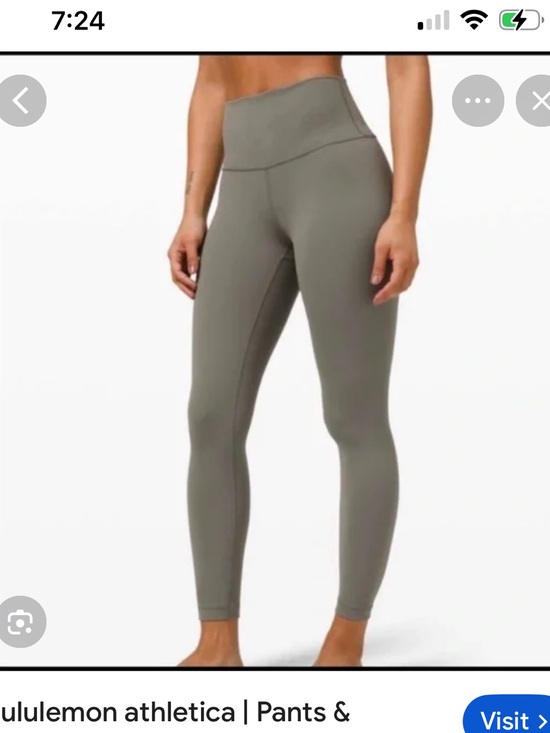 lululemon athletica Pants - 🎁 🐚 lululemon athletica Heather Olive Green - Wunder Under